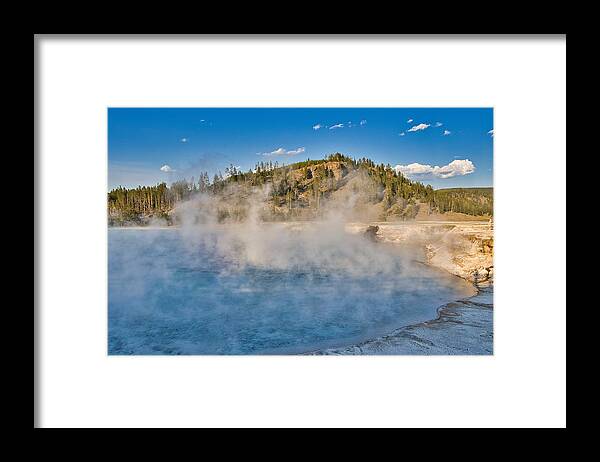 Yellowstone Framed Print featuring the photograph Yellowstone Hot Springs by Robert Blandy Jr