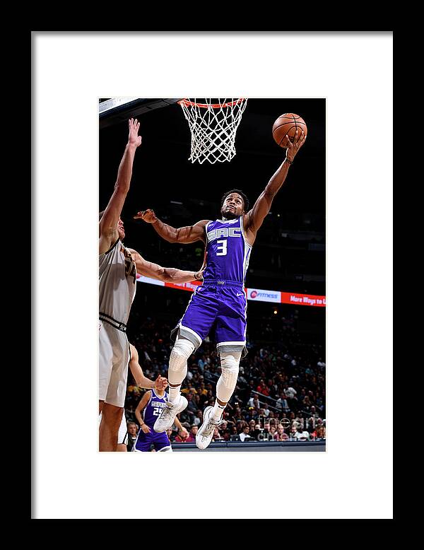 Nba Pro Basketball Framed Print featuring the photograph Yogi Ferrell by Garrett Ellwood