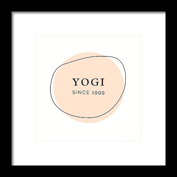 Yoga Framed Print featuring the digital art Yogi since 1999 by Christie Olstad