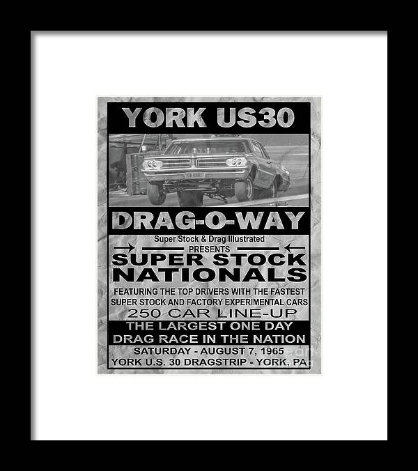 York Framed Print featuring the photograph York US30 Poncho Poster by Darrell Foster