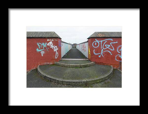 New Topographics Framed Print featuring the photograph Yorkshire Urbanscapes 166 by Stuart Allen