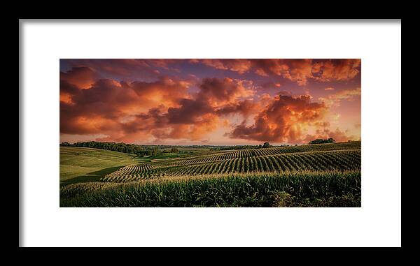 Iowa Framed Print featuring the photograph You Know It Must Be Iowa by Mountain Dreams