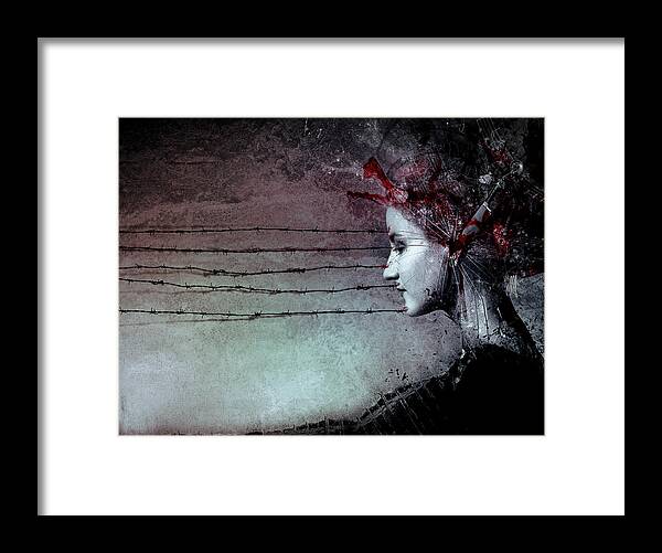 Music Framed Print featuring the digital art You Promised me a Symphony by Mario Sanchez Nevado