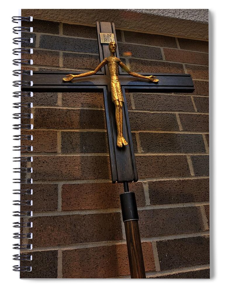 Mn Church Spiral Notebook featuring the photograph Church of St Patricks by Amanda Stadther