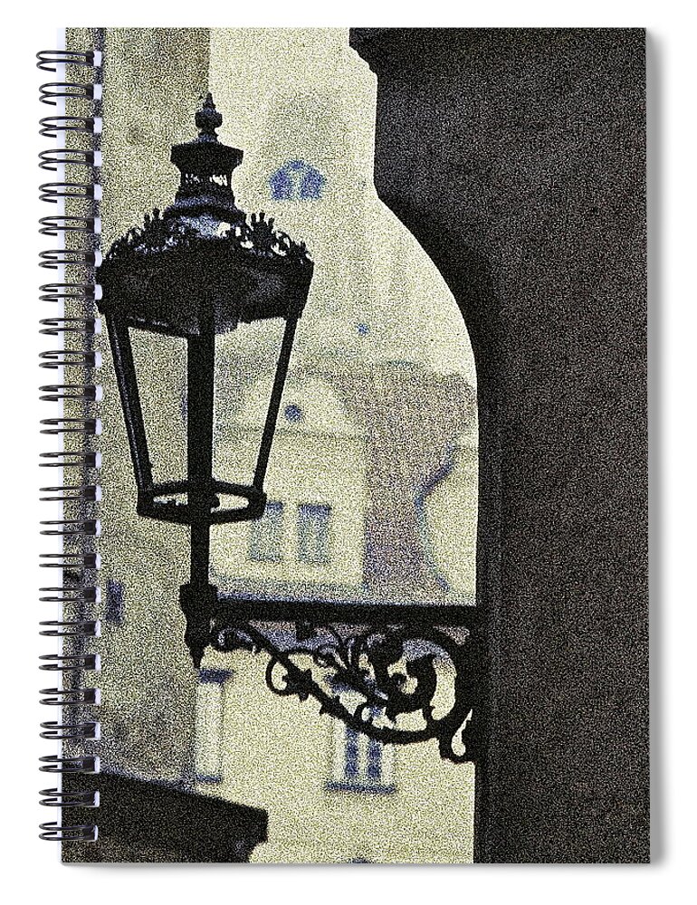Prague Spiral Notebook featuring the photograph September in Prague by Ira Shander