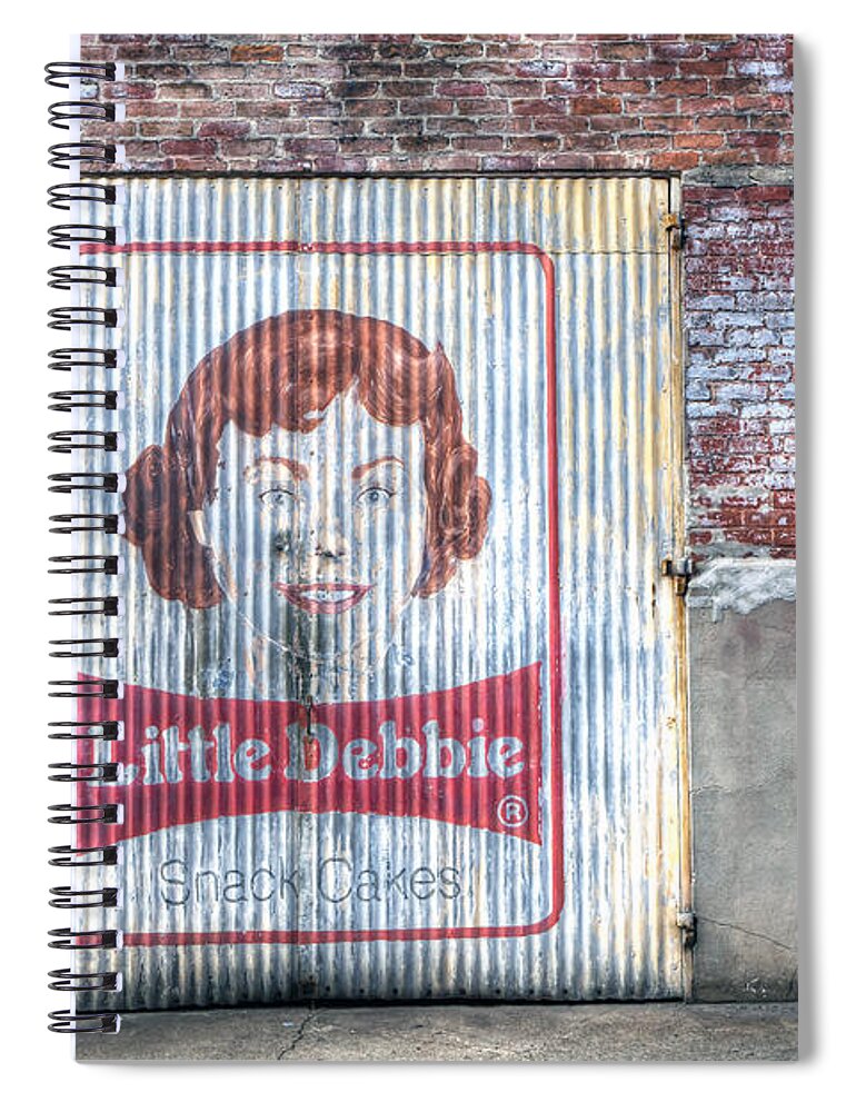 New Spiral Notebook featuring the photograph 0256 Little Debbie - New Orleans by Steve Sturgill
