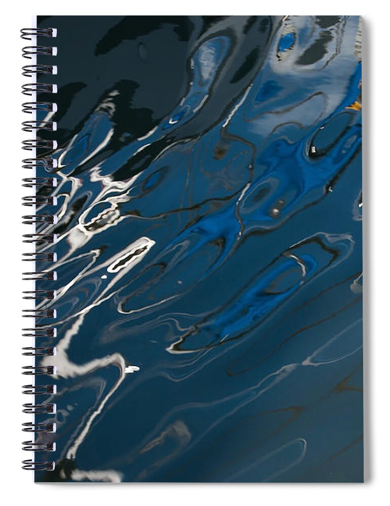 Abstract Spiral Notebook featuring the photograph Abstract Reflection by Jani Freimann