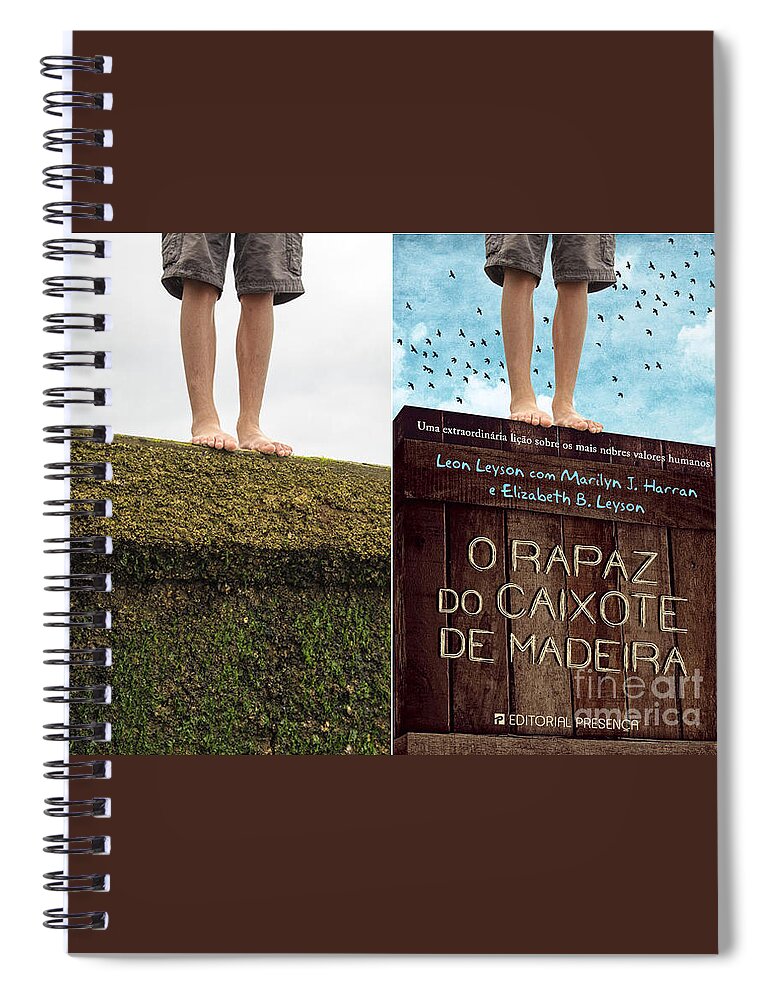 Book Spiral Notebook featuring the photograph Before and after #1 by Edward Fielding