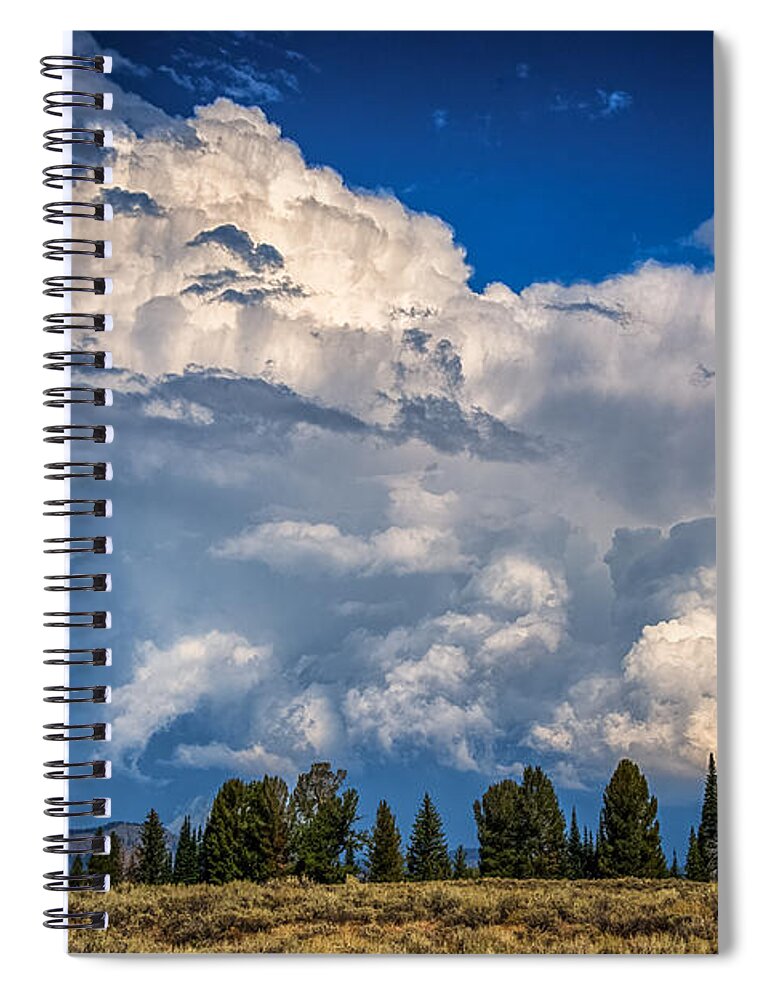 Clouds Spiral Notebook featuring the photograph Billows And Waves #1 by Yeates Photography