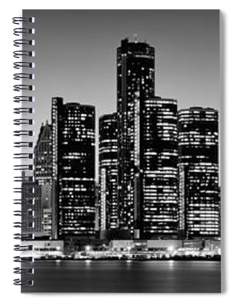 Photography Spiral Notebook featuring the photograph Buildings At The Waterfront, River #1 by Panoramic Images