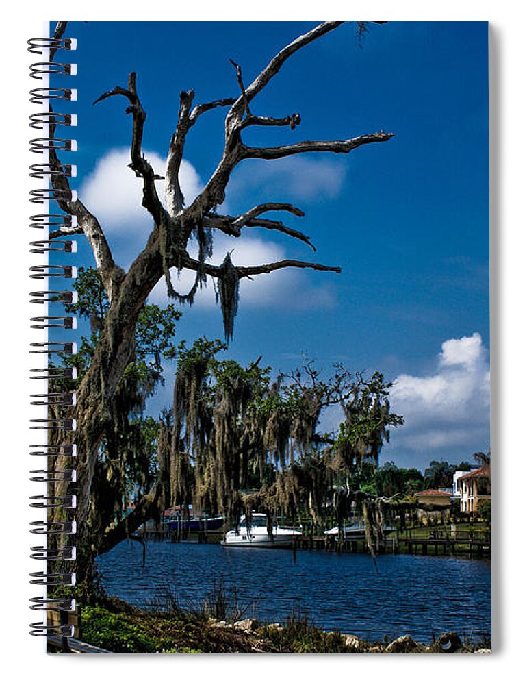 Landscape Spiral Notebook featuring the photograph By the River #1 by Chauncy Holmes