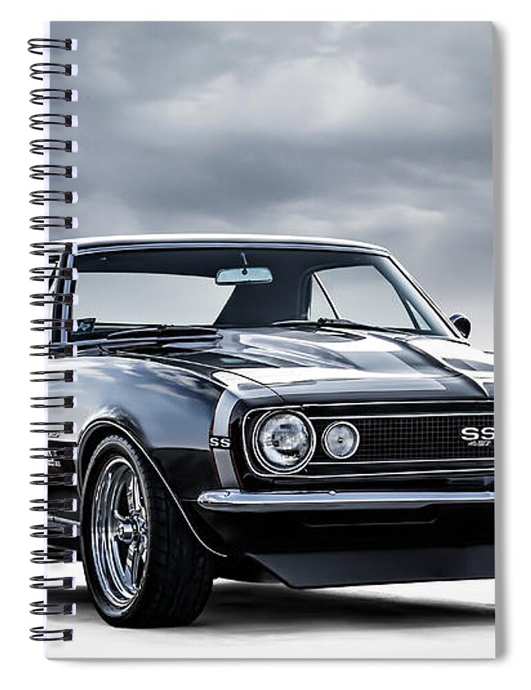 Camaro Spiral Notebook featuring the digital art Camaro SS #2 by Douglas Pittman