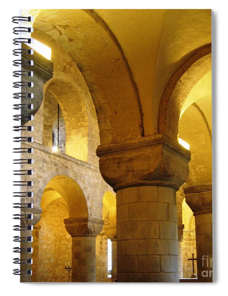 St. John's Chapel Spiral Notebook featuring the photograph Chapel #1 by Denise Railey