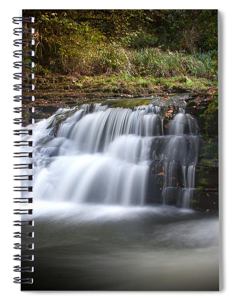 Autumn Spiral Notebook featuring the photograph Clare Glens #1 by Mark Callanan