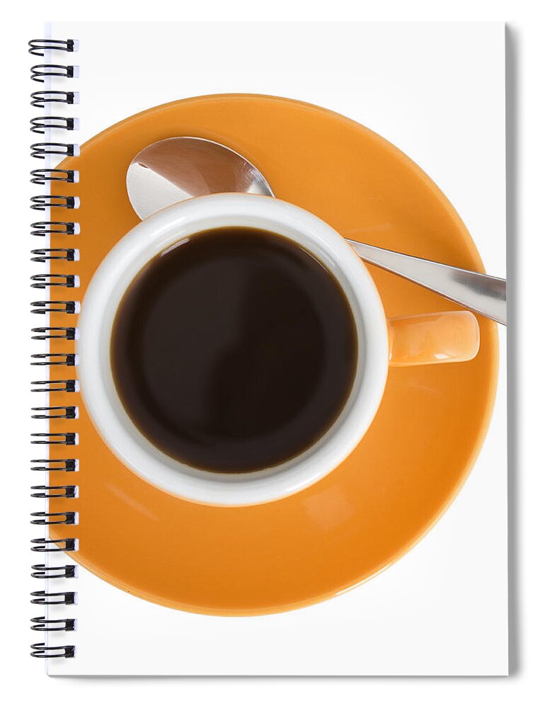 Coffee Spiral Notebook featuring the photograph Cup of Coffee #1 by Chevy Fleet
