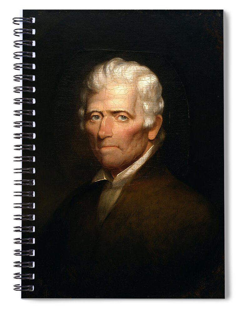 Chester Harding Spiral Notebook featuring the painting Daniel Boone #2 by Chester Harding