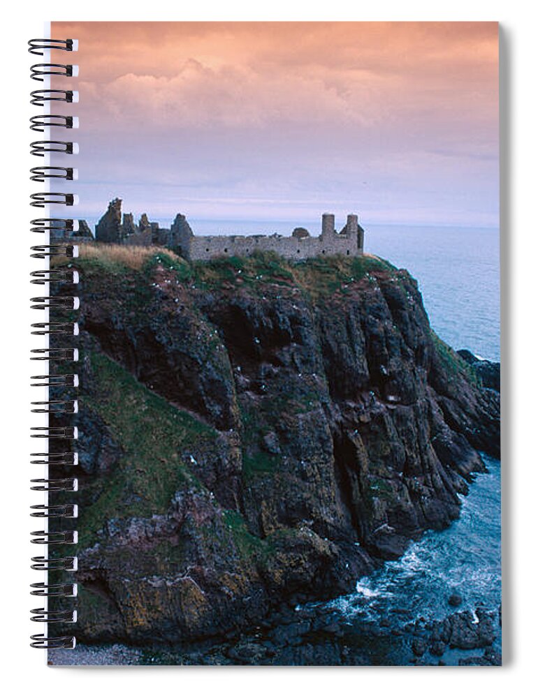 Dunnottar Spiral Notebook featuring the photograph Dunnottar Castle #2 by Riccardo Mottola