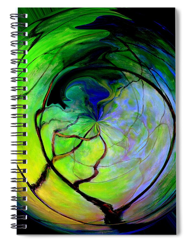Earth Spiral Notebook featuring the photograph Earth #2 by Jodie Marie Anne Richardson Traugott     aka jm-ART