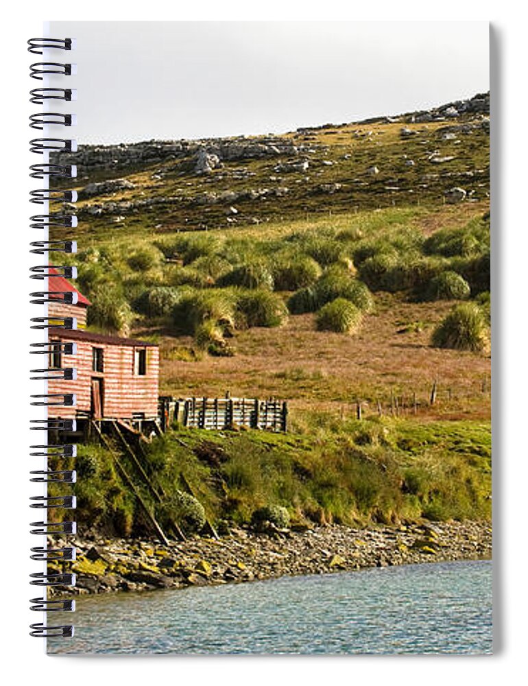 Falkland Islands Spiral Notebook featuring the photograph Falkland Island Farm #1 by John Shaw