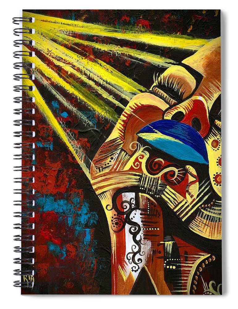 Artbyria Spiral Notebook featuring the photograph Feeling Good #1 by Artist RiA