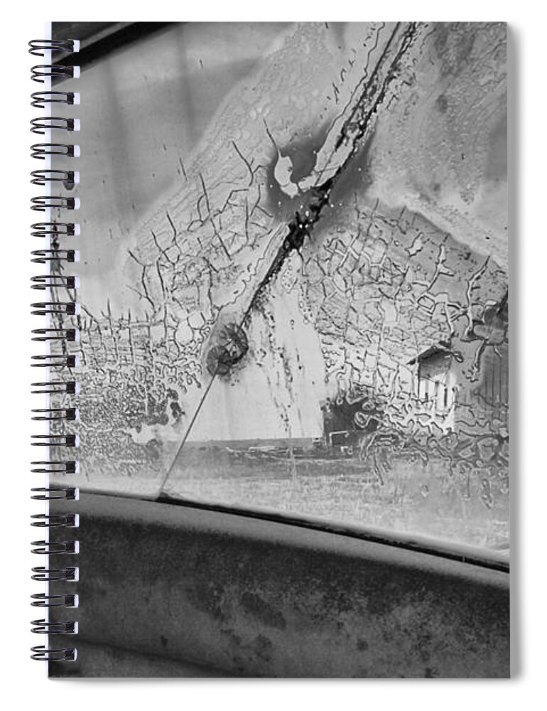 Ghost Town Spiral Notebook featuring the photograph Forsaken #2 by Angela Moyer