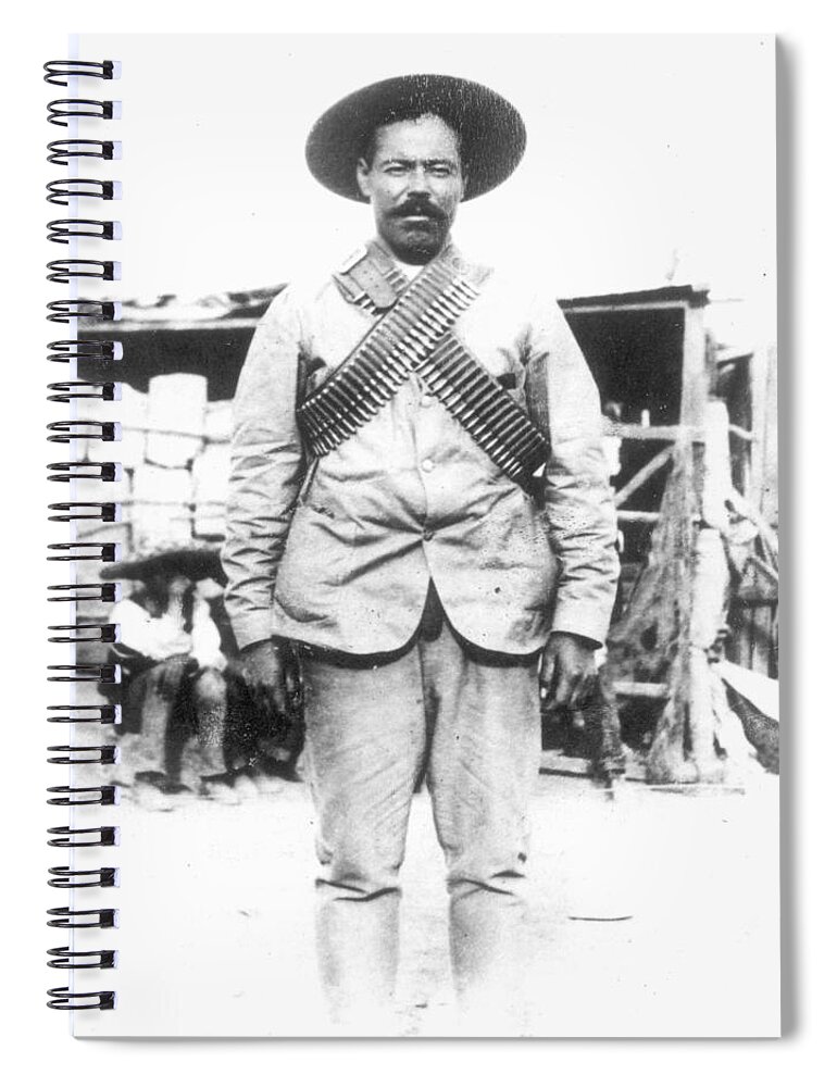 1914 Spiral Notebook featuring the photograph Francisco 'pancho' Villa #1 by Granger