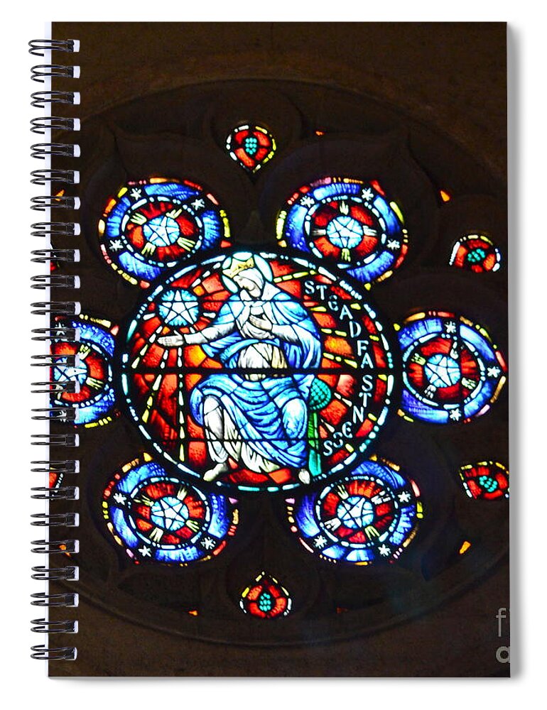 Grace Cathedral Spiral Notebook featuring the photograph Grace Cathedral #1 by Dean Ferreira
