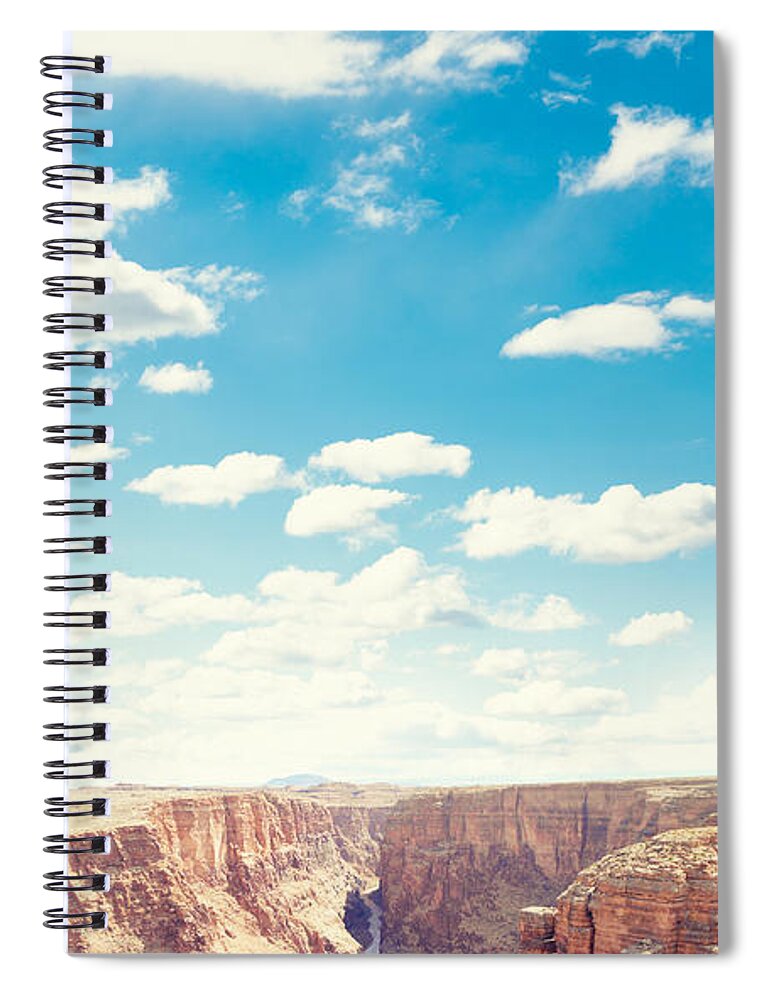 Scenics Spiral Notebook featuring the photograph Grand Canyon National Park - Arizona #1 by Franckreporter