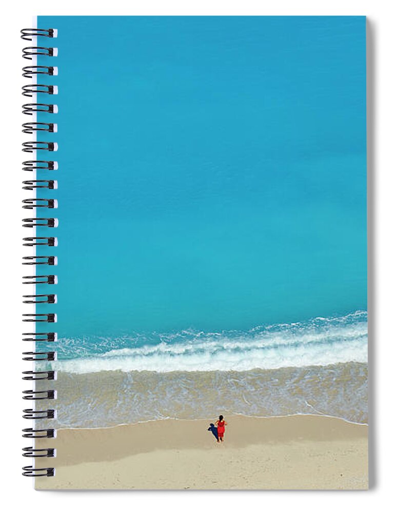 Water's Edge Spiral Notebook featuring the photograph Greece, Ionian Island, Cephalonia by Tuul & Bruno Morandi