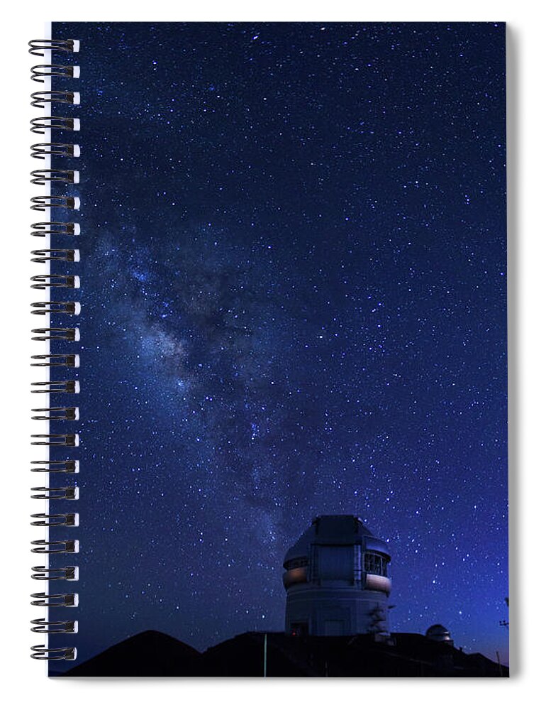 Big Island Spiral Notebook featuring the photograph Hawaii, Mauna Kea Observatory #1 by Michele Falzone