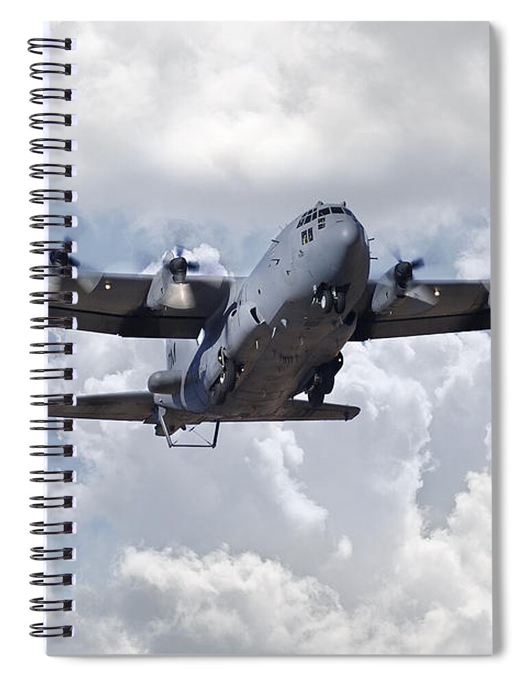 Hercules Spiral Notebook featuring the digital art Hercules by Airpower Art