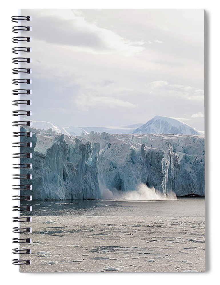 Iceberg Spiral Notebook featuring the photograph Iceberg #1 by Jim Julien / Design Pics