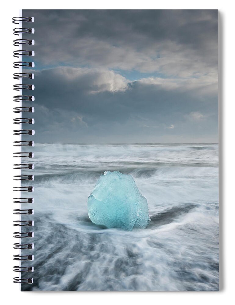 Water's Edge Spiral Notebook featuring the photograph Iceland #1 by Jeremy Walker