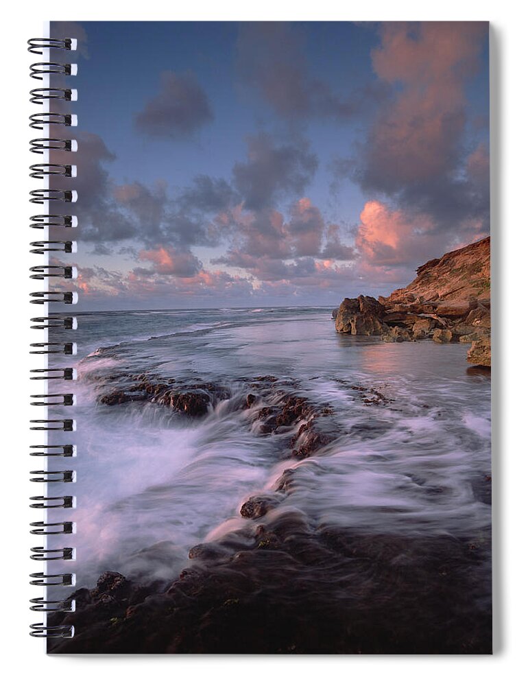Feb0514 Spiral Notebook featuring the photograph Keoneloa Bay Kauai Hawaii #1 by Tim Fitzharris