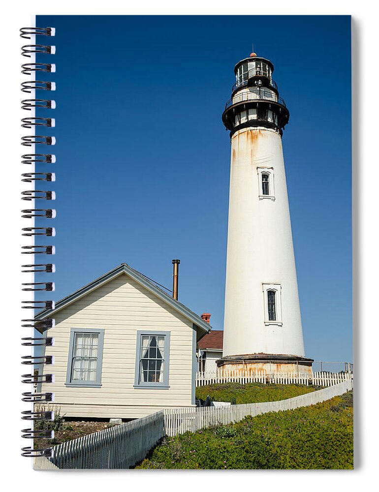California Spiral Notebook featuring the photograph Lighthouse #1 by David Hart