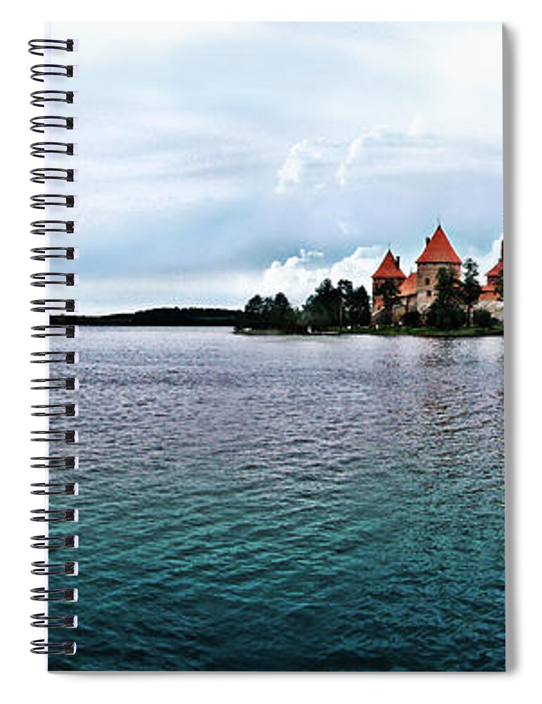 Photo Spiral Notebook featuring the photograph Lithuanian Castle by Kate Black
