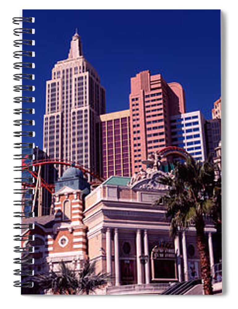 Photography Spiral Notebook featuring the photograph Low Angle View Of A Hotel, New York New #1 by Panoramic Images
