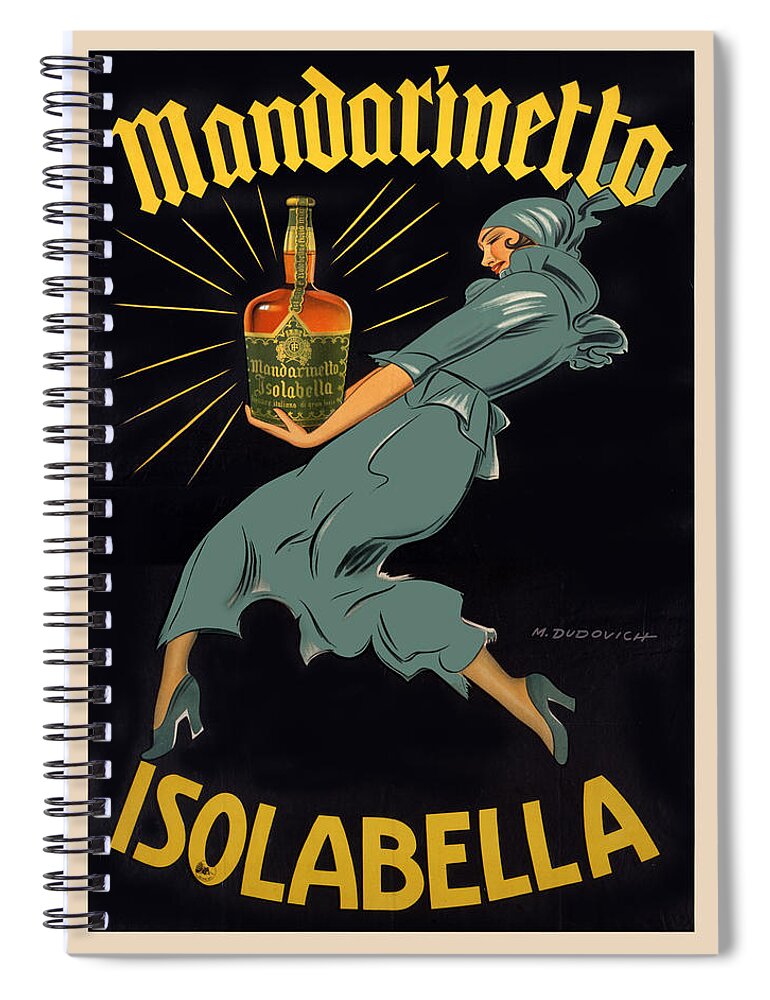 Digital Spiral Notebook featuring the digital art Mandarinetto by Gary Grayson