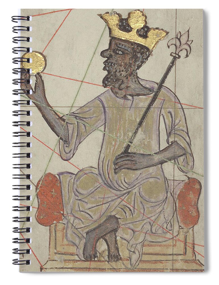 14th Century Spiral Notebook featuring the photograph Mansa Musa, Emperor Of The Mali Empire by Science Source