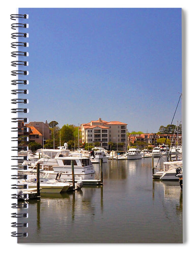 Marina Spiral Notebook featuring the photograph Marina by Kay Lovingood