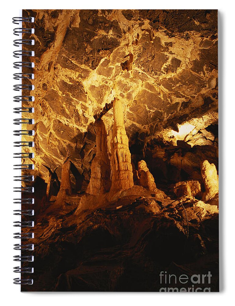 Minnetonka Cave Spiral Notebook featuring the photograph Minnetonka Cave by William H. Mullins