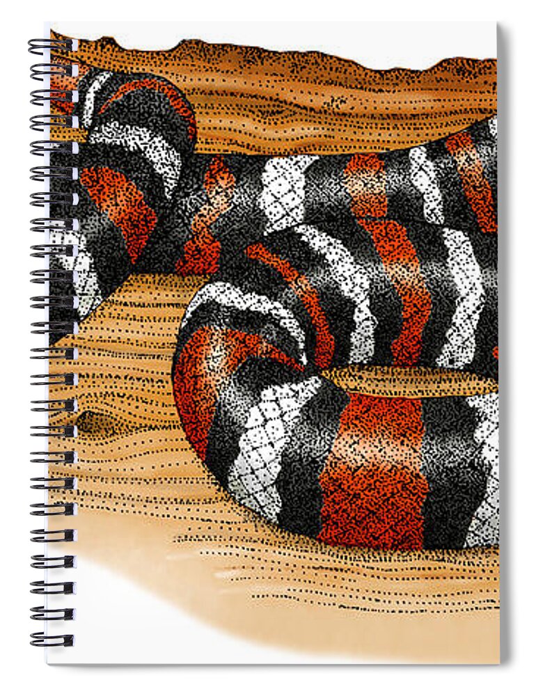 Art Spiral Notebook featuring the photograph Mountain Kingsnake by Roger Hall