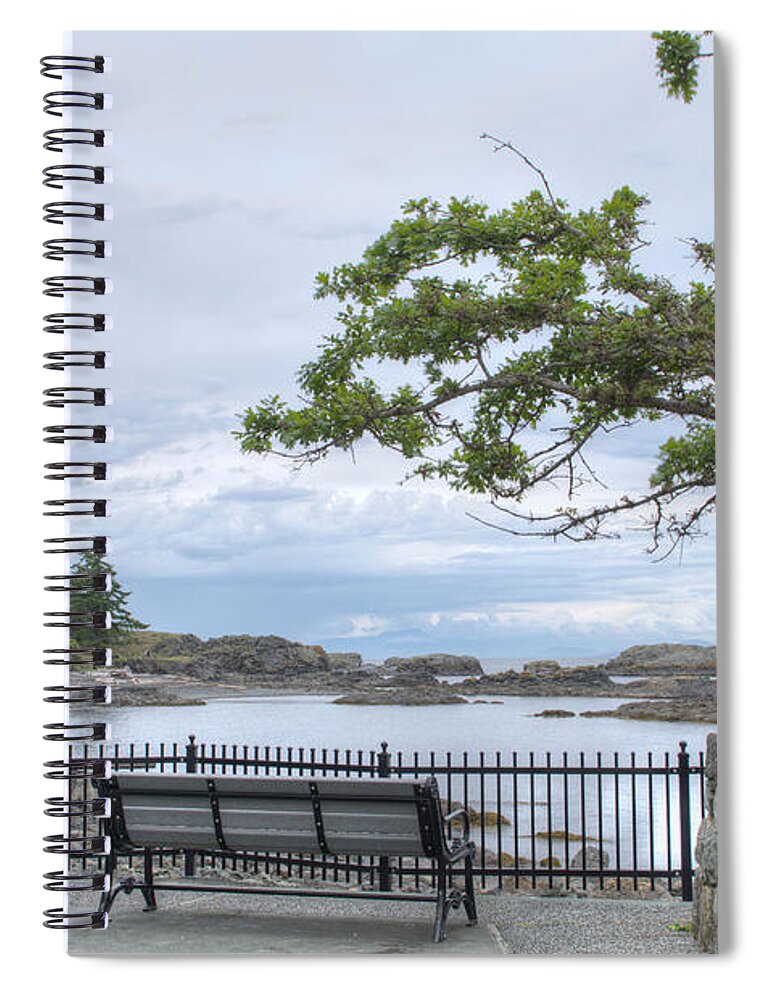 neck Point neck Point Spiral Notebook featuring the photograph Neck Point #1 by Kathy Paynter