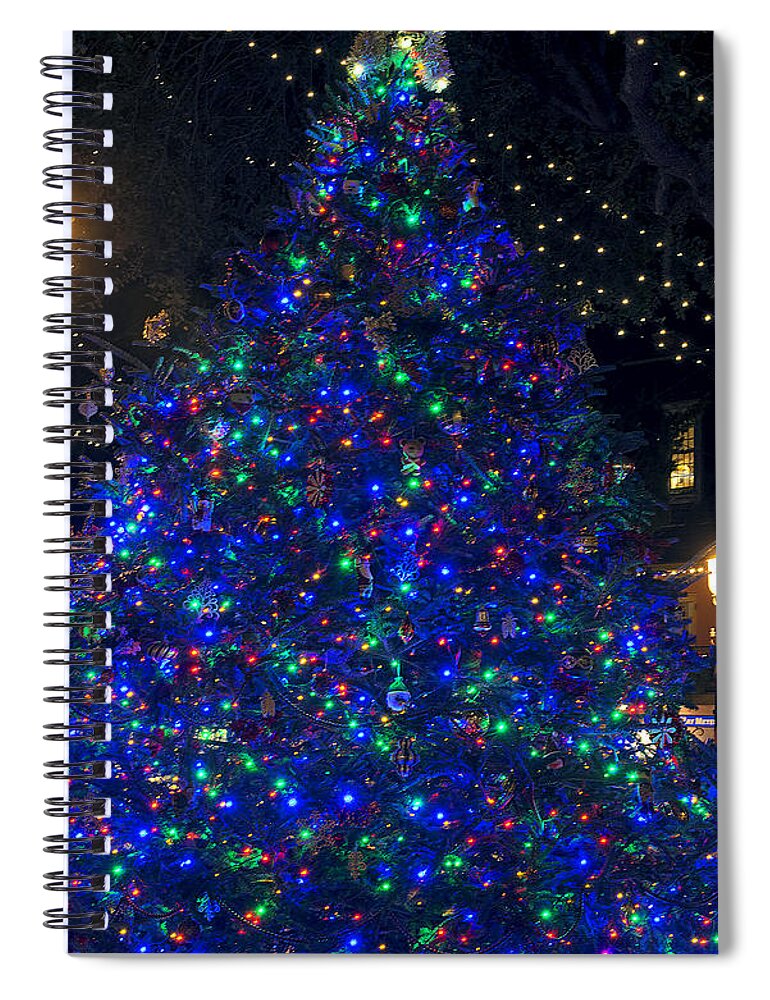 Holiday Spiral Notebook featuring the photograph O Christmas Tree #1 by Kenneth Albin
