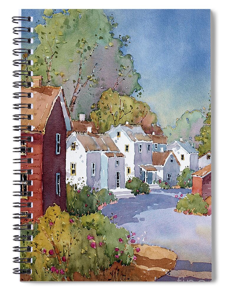 Peonies Spiral Notebook featuring the painting Peonies in Pennsylvania by Joyce Hicks