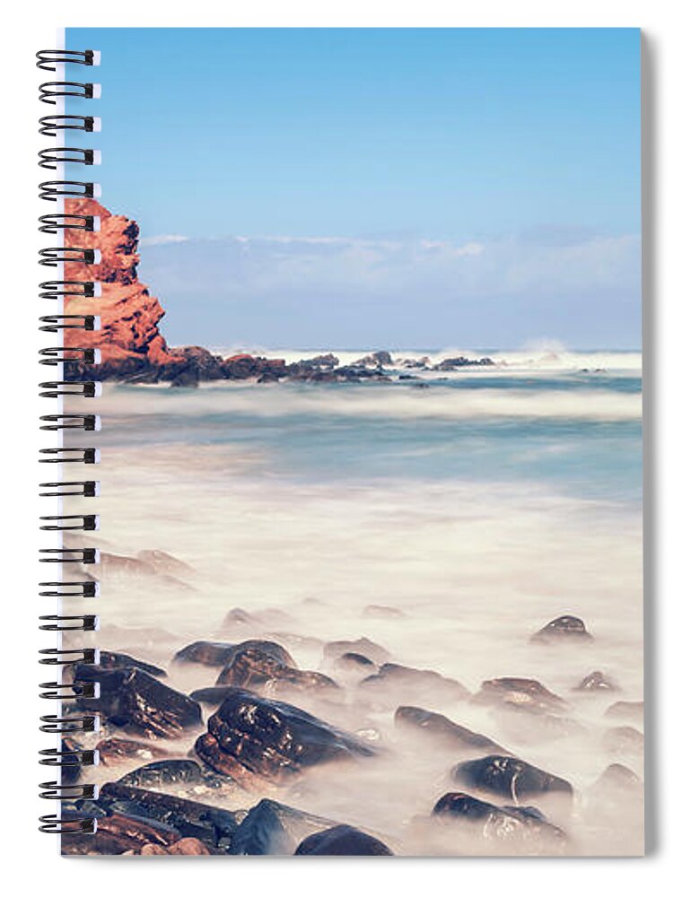 Algarve Spiral Notebook featuring the photograph Portugal, View Of Ponta Ruiva Beach #1 by Westend61