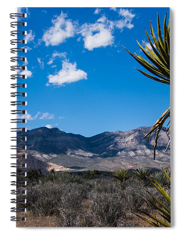 Las Vegas Spiral Notebook featuring the photograph Red Rock Canyon #1 by George Strohl