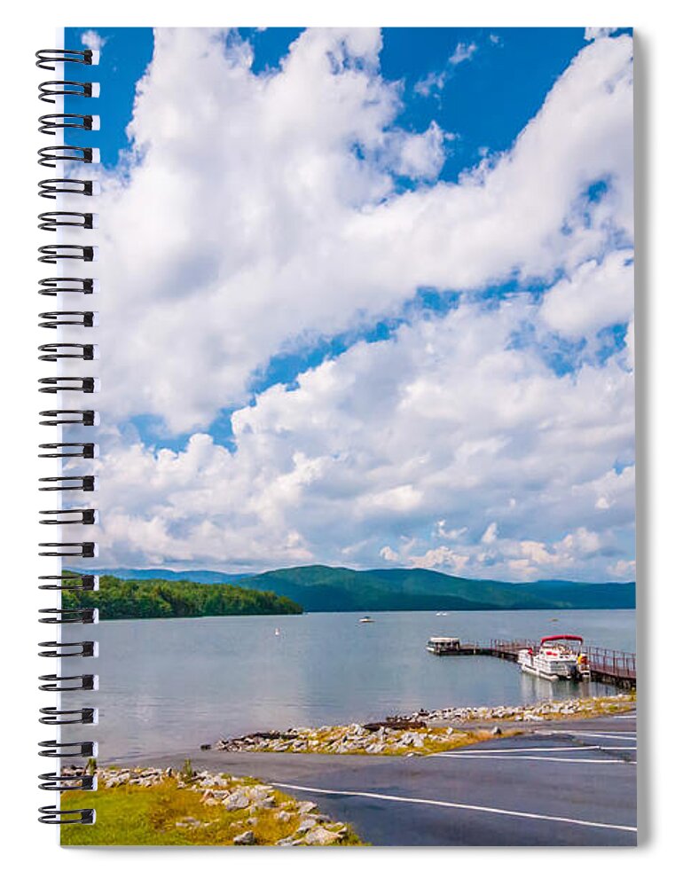Appalachia Spiral Notebook featuring the photograph Scenery Around Lake Jocasse Gorge #1 by Alex Grichenko