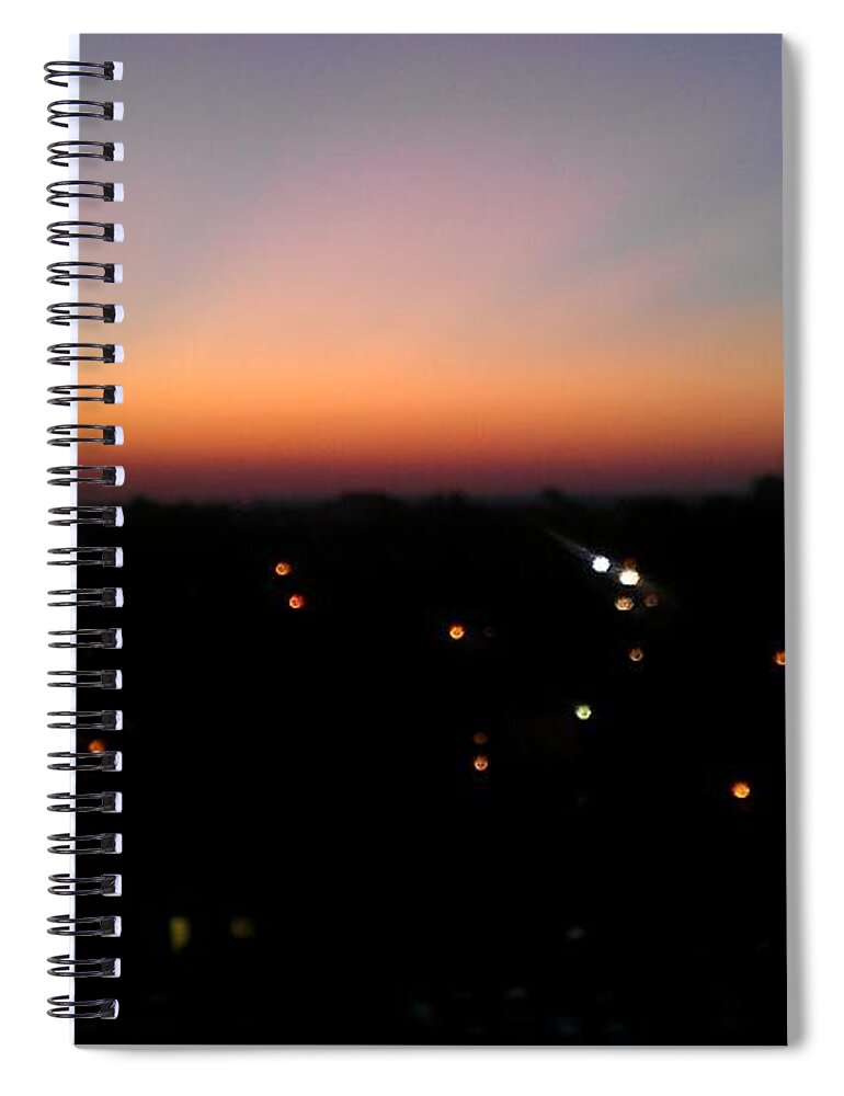 Sunset Spiral Notebook featuring the photograph Sunset Silhouette #1 by Kenny Glover