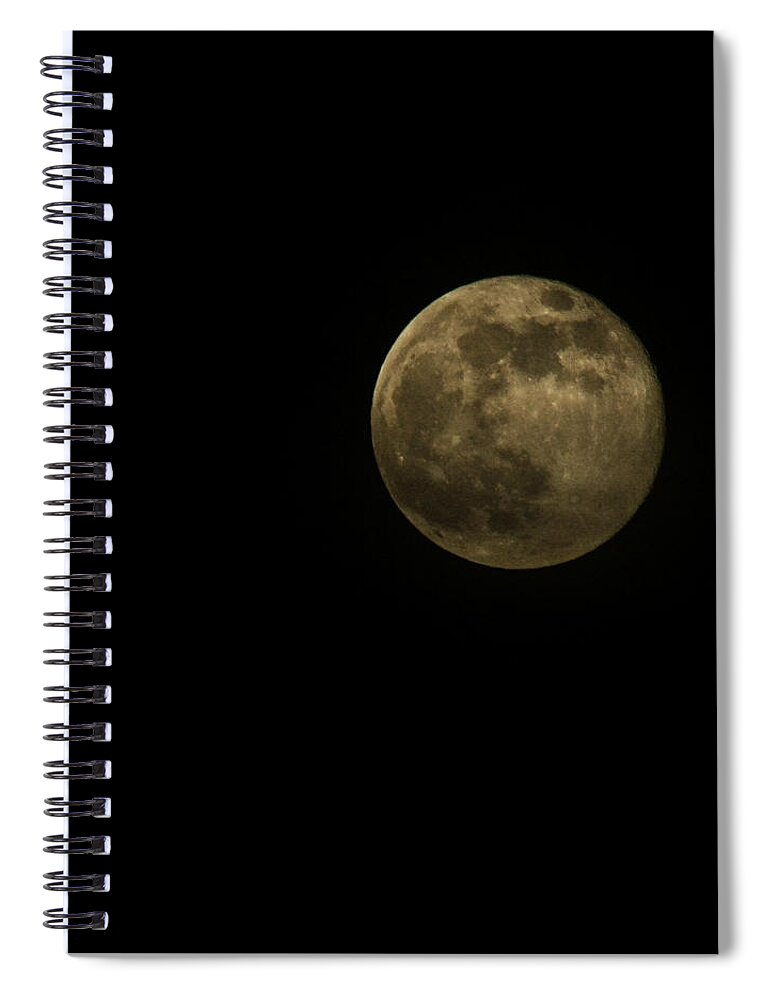 Moon Spiral Notebook featuring the photograph Super Moon 2013 #1 by Toma Caul